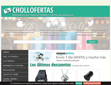 Tablet Screenshot of chollofertas.com